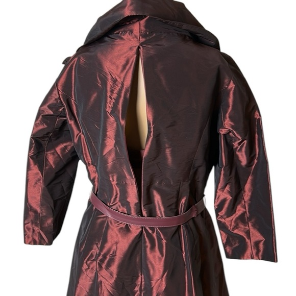 Tery Jon Taffeta shimmer dress by Ricki Freeman  Burgundy ,fit&flare,sz 10 ,EC - Picture 10 of 15